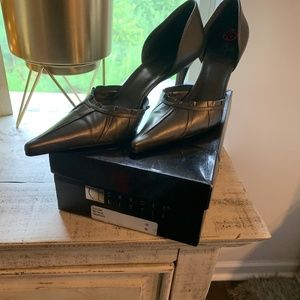 Carole Little Pewter Heels